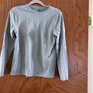 Wonder Nation Heather Gray Long Sleeve Tee